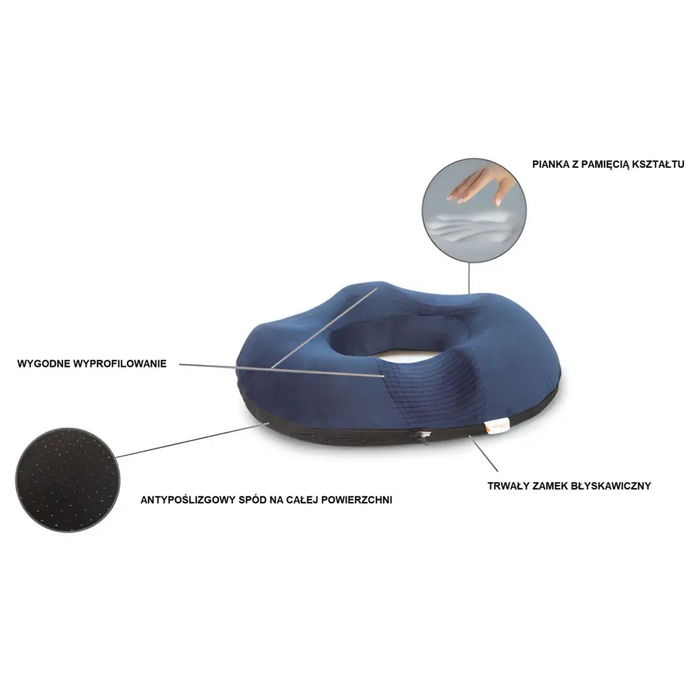 Рехабилитационна възглавница с дупка QMED