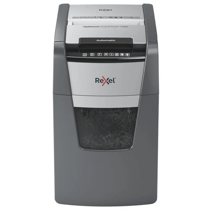 Rexel Optimum AutoFeed + 130X шредер за хартия Кръстосано