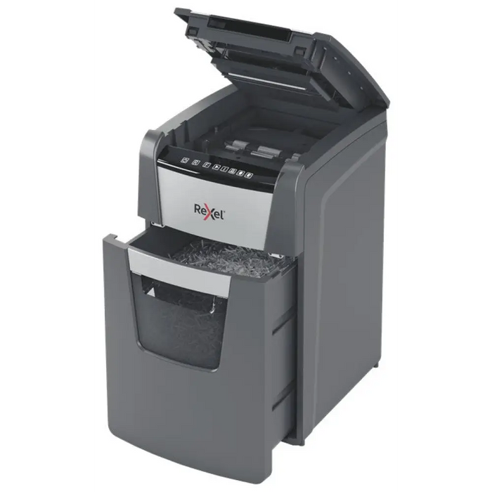 Rexel Optimum AutoFeed + 130X шредер за хартия Кръстосано