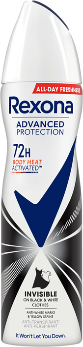Деo спрей Advanced Protection Invisible Black & White, 150 ml