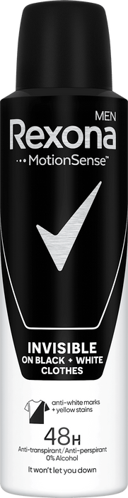 Дезодорант Invisible Black+White, 150 ml