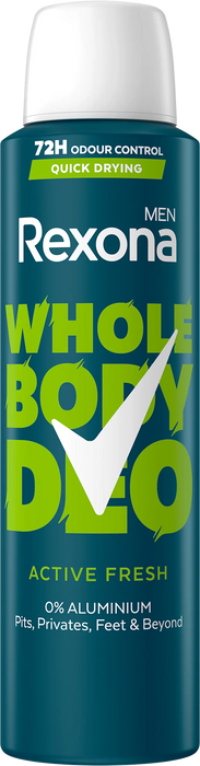 Дезодорант за мъже Whole Body Active Fresh, 150 ml
