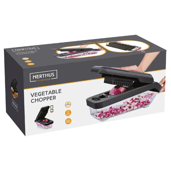 РЕЗАЧКА ЗА ЗЕЛЕНЧУЦИ С ДВЕ ПРИСТАВКИ NERTHUS