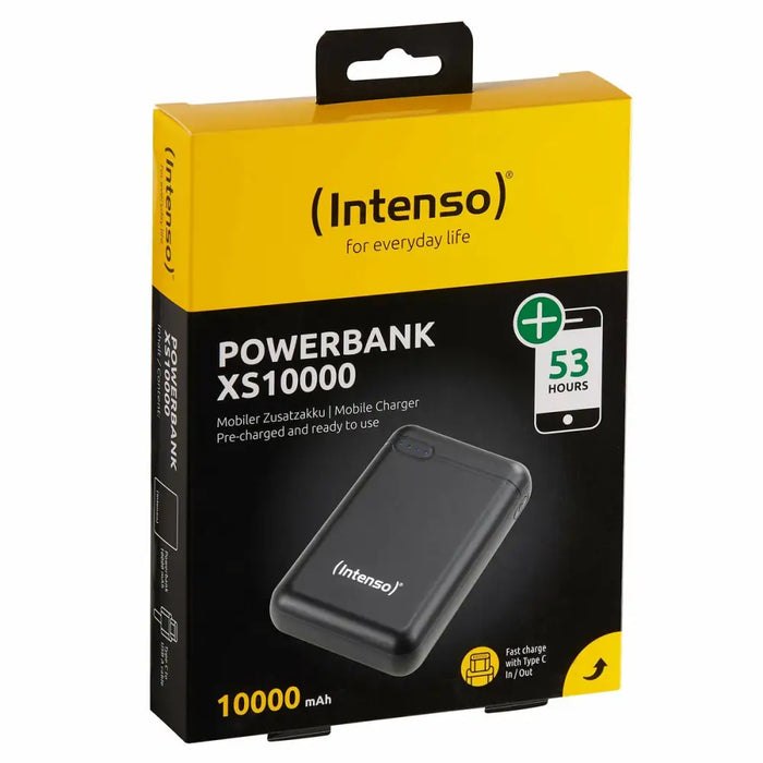 Резервна батерия INTENSO XS10000 Черен 10000 mAh
