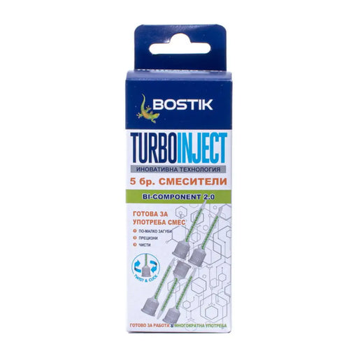 РЕЗЕРВЕН НАКРАЙНИК ЗА ЛЕПИЛО TURBO INJECT 5 БРОЯ BOSTIK