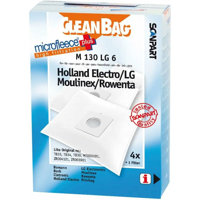 Резервни Торбички за Прахосмукачка Scanpart M 130 LG 6 LG