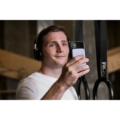 Резервна Батерия с Безжично Зарядно Kreafunk Сив 5000 mAh