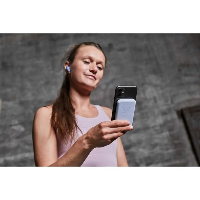 Резервна Батерия с Безжично Зарядно Kreafunk Сив 5000 mAh