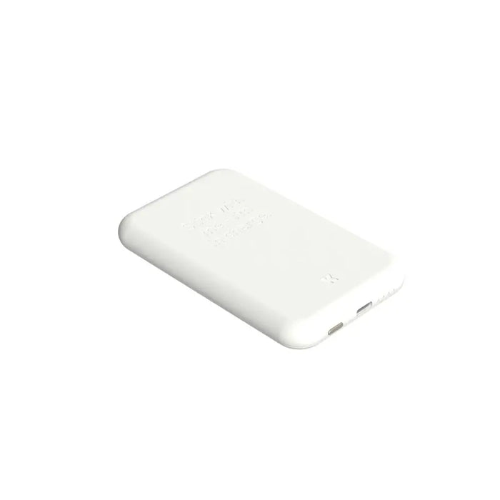 Резервна Батерия с Безжично Зарядно Kreafunk Бял 5000 mAh