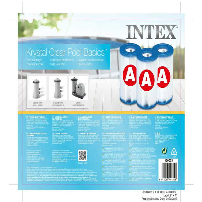 Резервни касети Intex Вид A (3 броя) (6 броя)