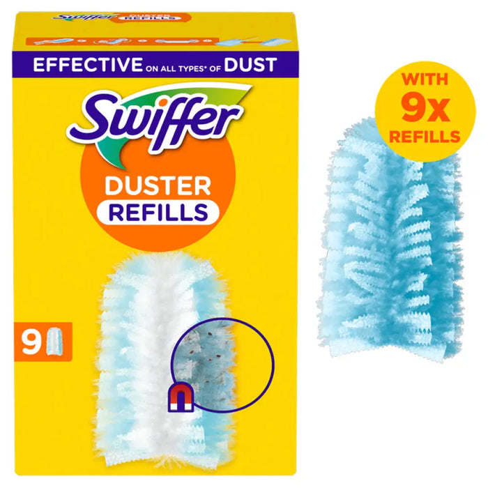 РЕЗЕРВНИ КЪРПИ ЗА ЧЕТКА ЗА ПОЧИСТВАНЕ НА ПРАХ 9 БР SWIFFER