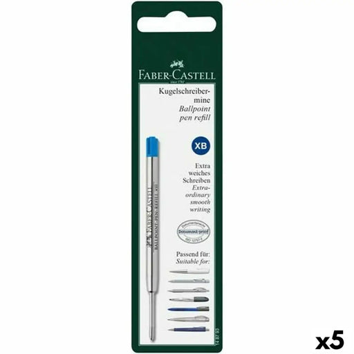 Резервни части Faber-Castell Химикал 0,6 mm Син (5 броя)