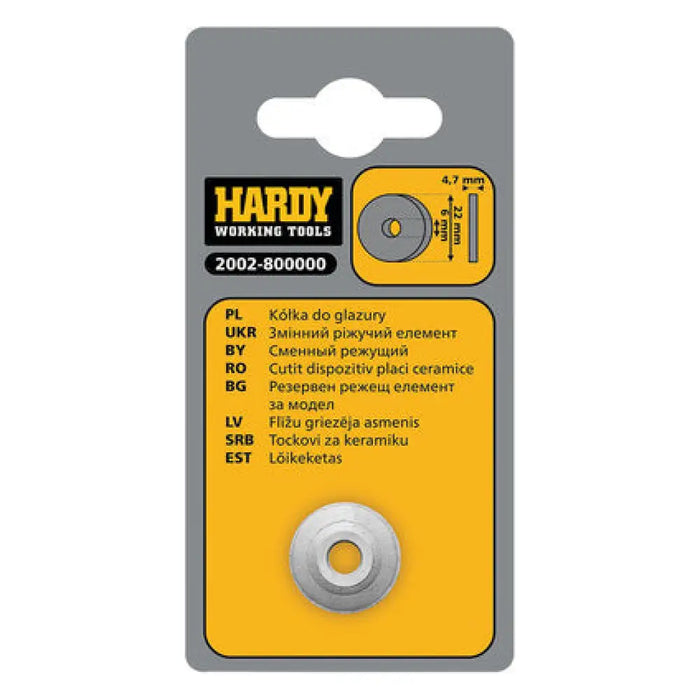 РЕЗЕЦ ЗА МАШИНА ЗА ПЛОЧКИ 22X6X4.7MM HARDY HARDY 80