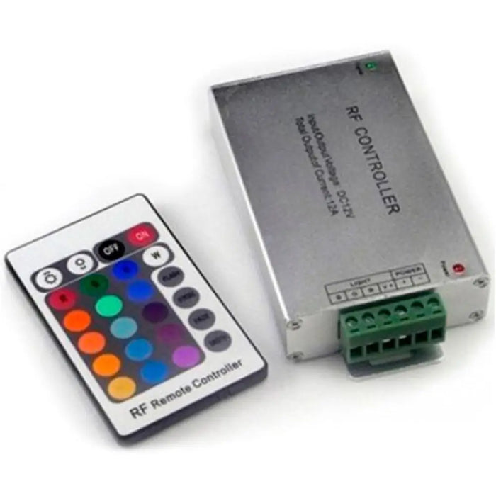 RF КОНТОЛЕР ЗА RGB 24 БУТОНА АЛУМИНИЙ D-IL