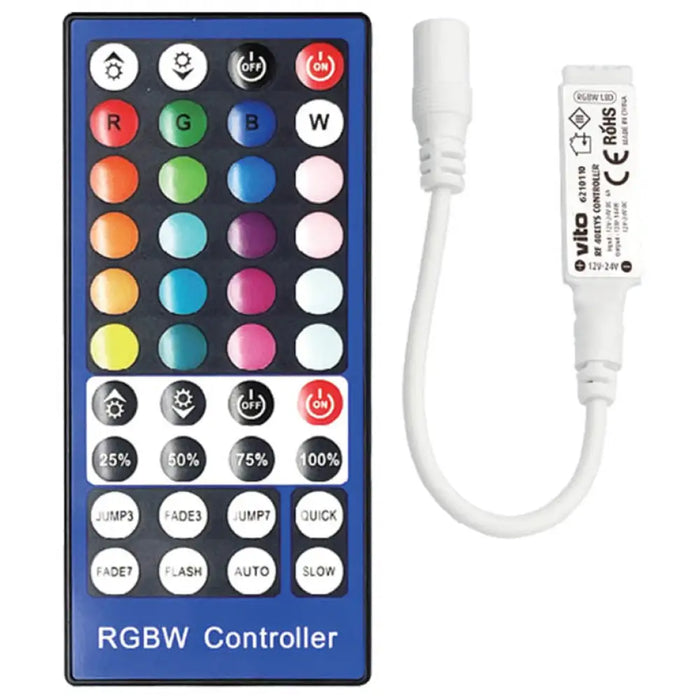 RF КОНТРОЛЕР RGB + WHITE 12V(72W)-24V(144W) VITO