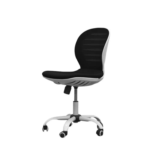 RFG Детски стол Flexy White дамаска и меш черна седалка
