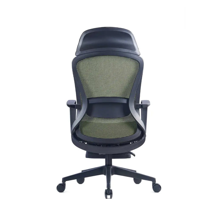 RFG Директорски стол Enjoy HB черна седалка зелена облегалка
