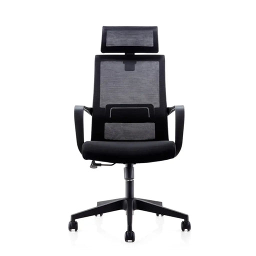 RFG Директорски стол Smart HB дамаска и меш черна седалка