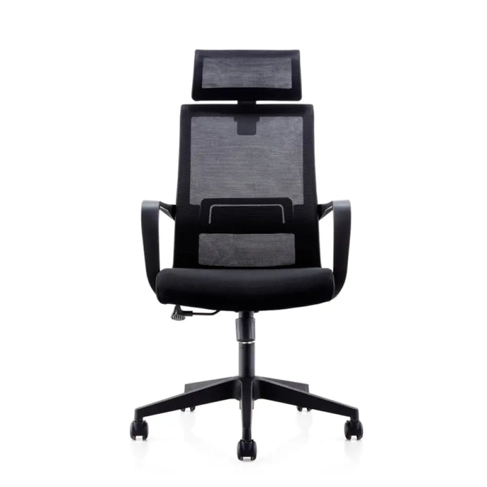 RFG Директорски стол Smart HB дамаска и меш черна седалка