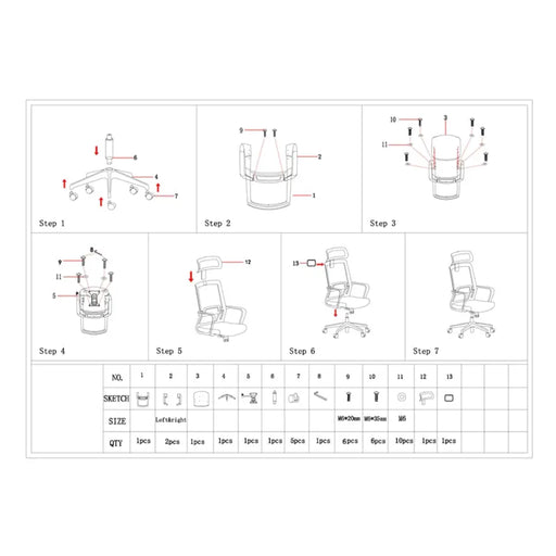 RFG Директорски стол Smart HB дамаска и меш тъмно сива