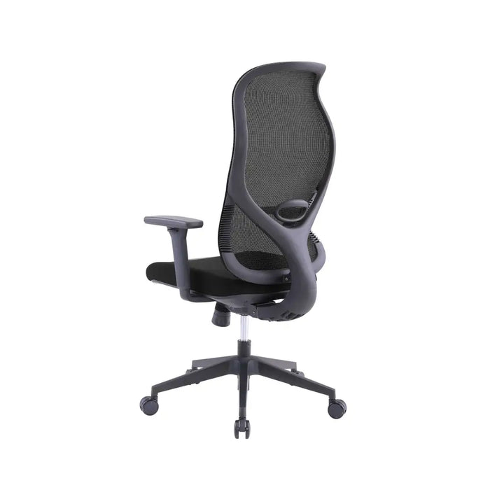 RFG Ергономичен стол STAR HB черна седалка черна облегалка