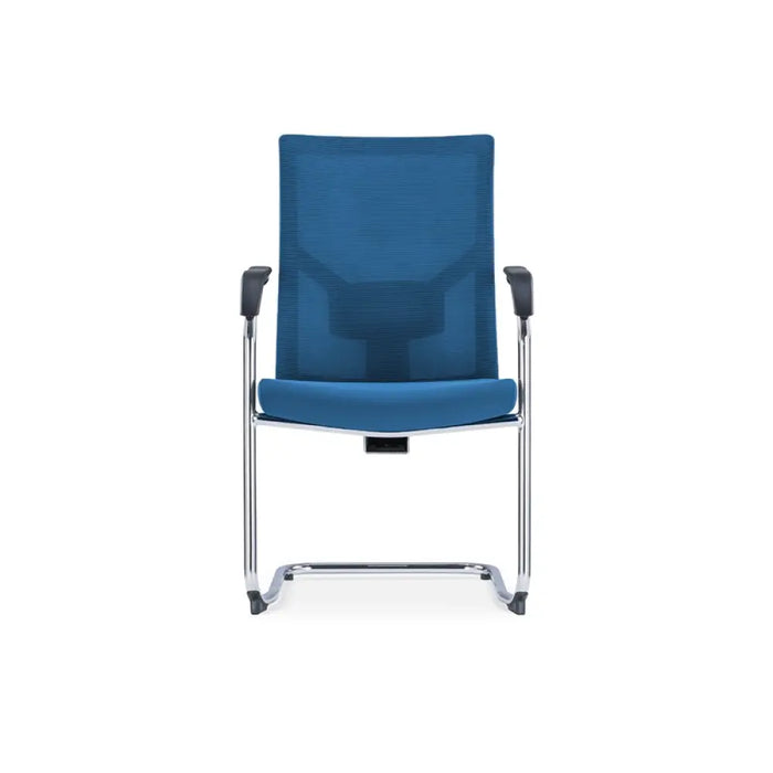 RFG Посетителски стол Snow Black M тъмносиня седалка