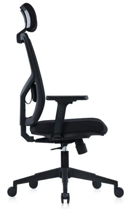 Ергономичен стол RFG - SNOW BLACK HB, черен
