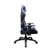 RFG Геймърски стол Race@Star черна седалка синя облегалка