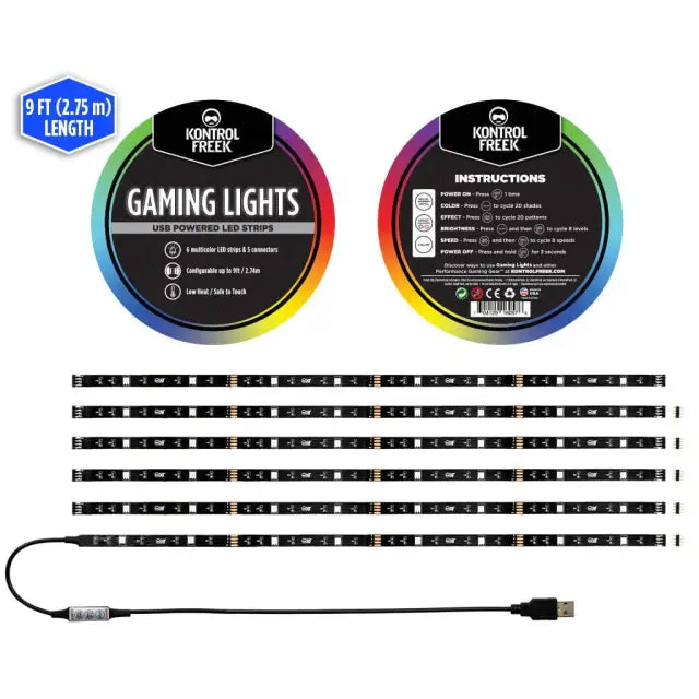 RGB лента KontrolFreek Gaming Lights Kit USB (2.74m)