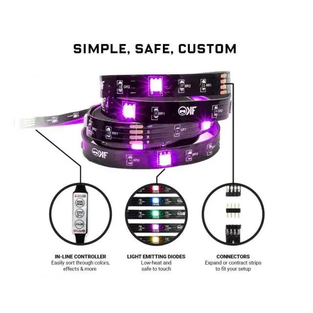 RGB лента KontrolFreek Gaming Lights Kit USB (2.74m)
