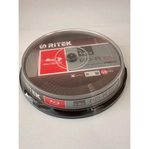 Ridata /Ritek Blu ray BD-R 1-6x 50GB 10 бр. в шпиндел