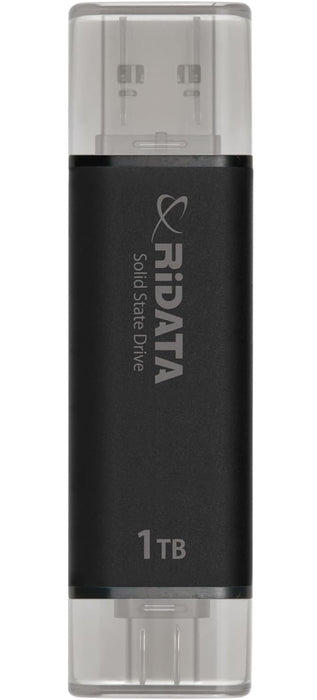 RIDATA Преносим SSD, USB 3.2, черен