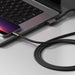 Ringke 3.2 ген. 2x2 USB-C PD 3.1 240W 2m ъглов кабел - черен