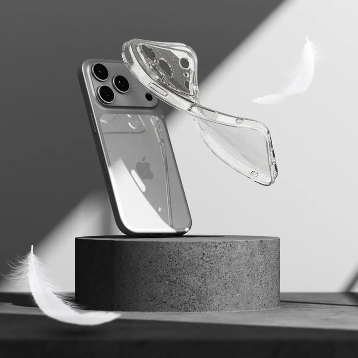 Ringke Air Case за iPhone 17 Pro Max - прозрачен и блестящ