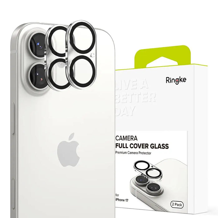 Ringke Camera Full Cover 2 пакета за iPhone 17 - черен