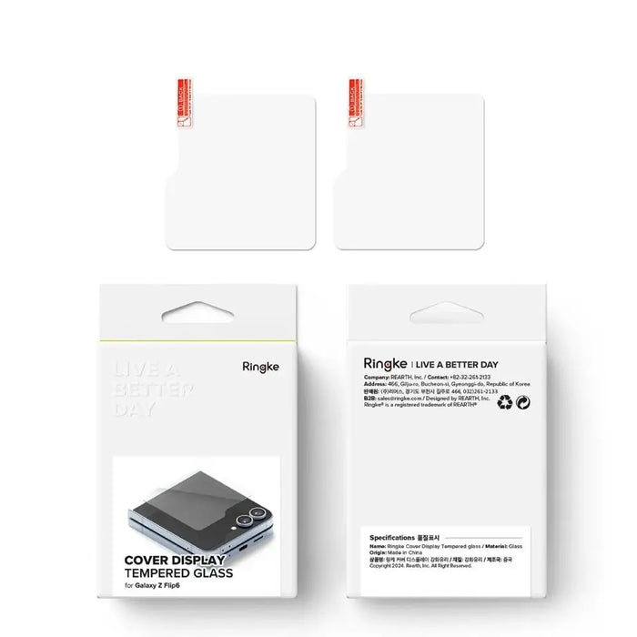 Ringke Cover Display Tempered Glass 2 пакета за Samsung