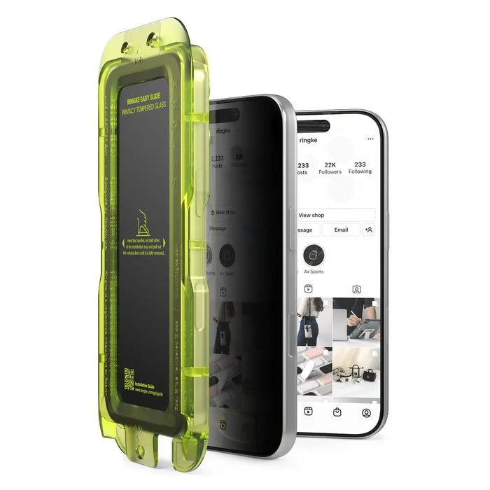 Ringke Easy Slide 2 пакета Privacy Glass за iPhone 17 Pro