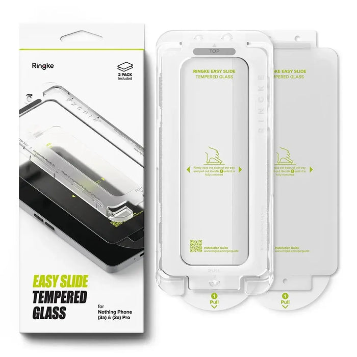 Ringke Easy Slide Tempered Glass 2 pack for Nothing Phone