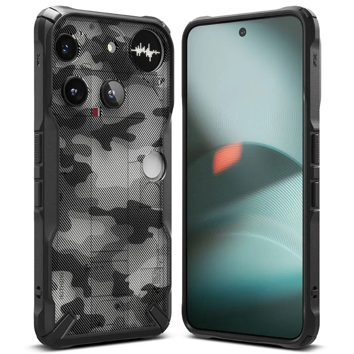 Ringke Fusion X Case for Nothing Phone 3 - сив и черен
