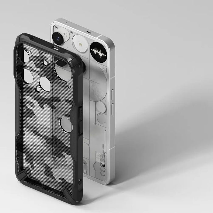 Ringke Fusion X Case for Nothing Phone 3 - сив и черен
