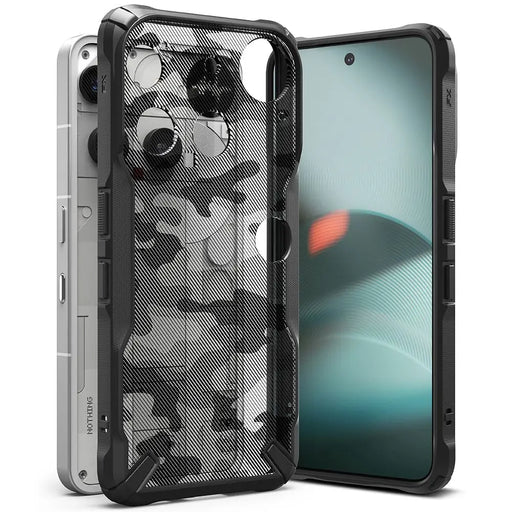 Ringke Fusion X Case for Nothing Phone 3 - сив и черен