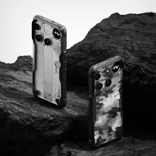 Ringke Fusion X Case for Nothing Phone 3 - сив и черен