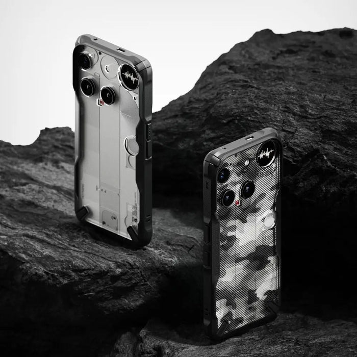 Ringke Fusion X Case for Nothing Phone 3 - сив и черен