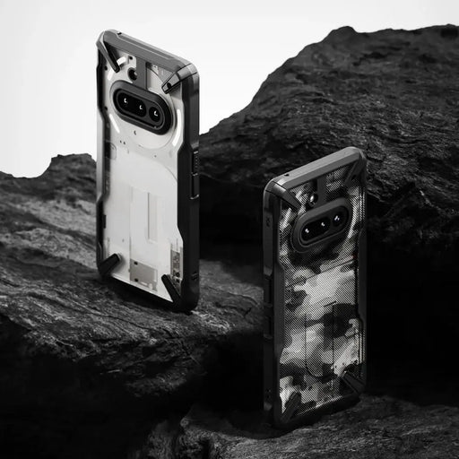 Ringke Fusion X Case for Nothing Phone 3A - Прозрачен сив