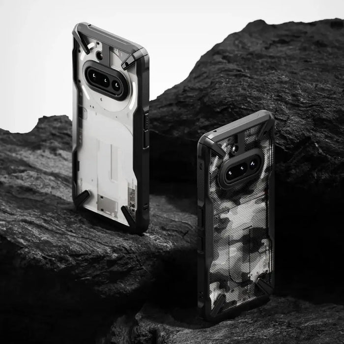 Ringke Fusion X Case for Nothing Phone 3A - Прозрачен сив