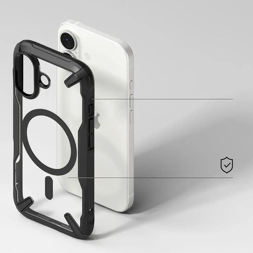Ringke Fusion X Magnetic MagSafe калъф за iPhone 17 - черен