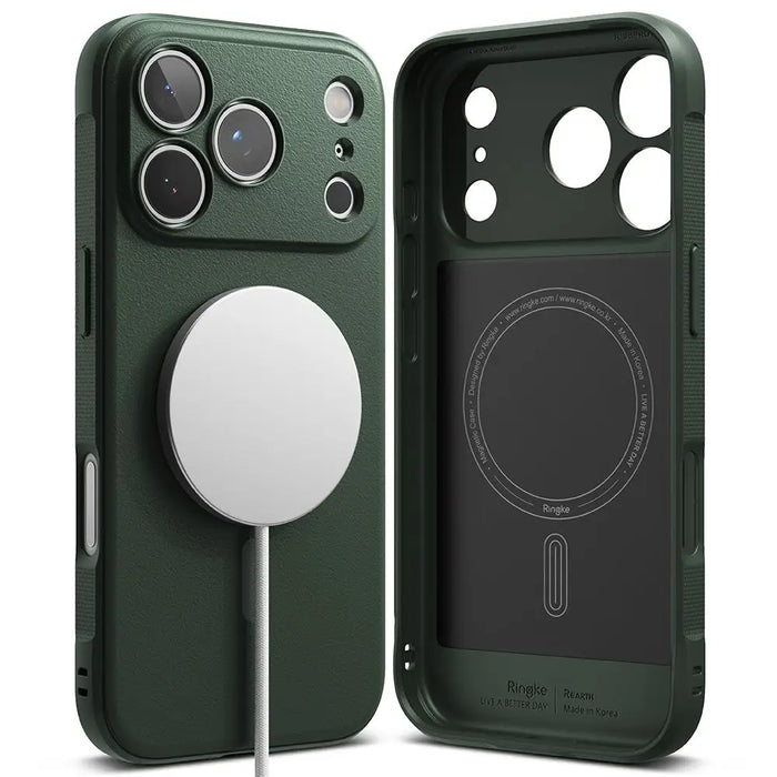 Ringke Onyx Magnetic MagSafe Case за iPhone 17 Pro - зелен