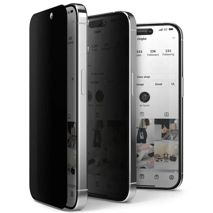 Ringke Tempered Glass Privacy Glass за iPhone 15 Pro Max