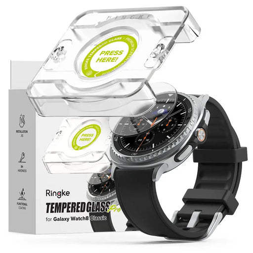 Ringke Tempered Glass Pro 2-pack за Samsung Galaxy Watch 8