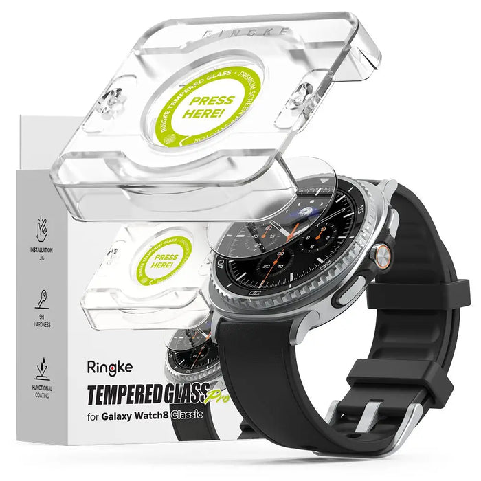 Ringke Tempered Glass Pro 2-pack за Samsung Galaxy Watch 8